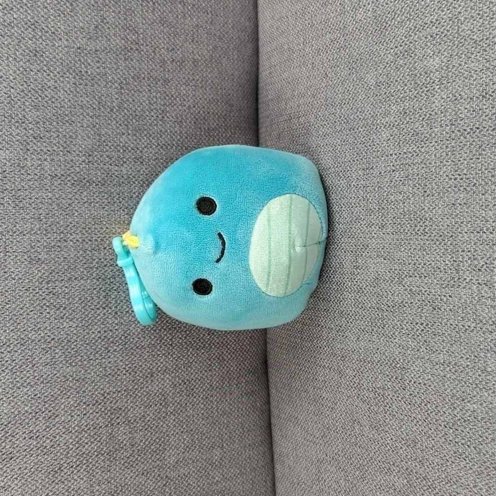 Squishmallows Clip On Keychain Nafese the Dino 3.5"
